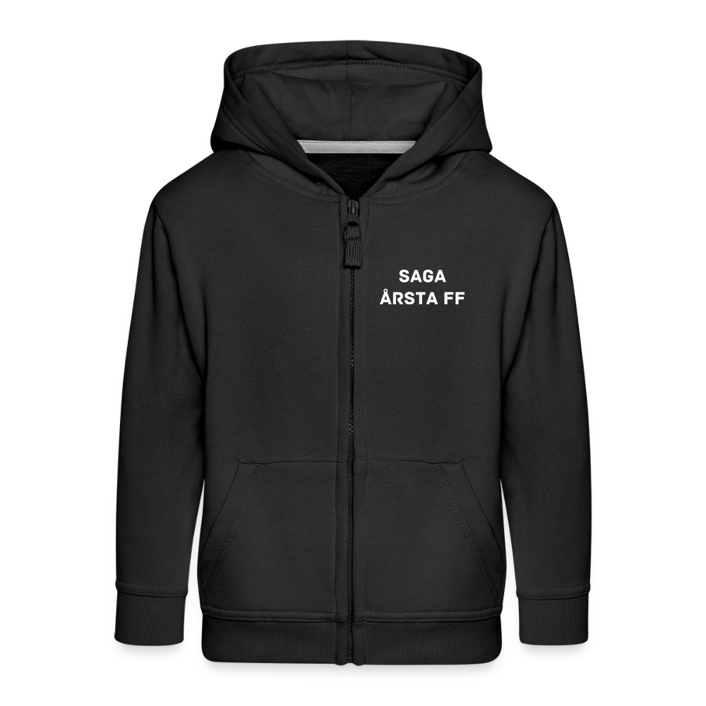 Saga Premium Zip Hoodie - black