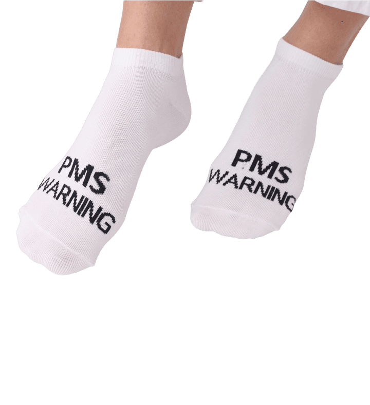 PMS Warning ankle socks