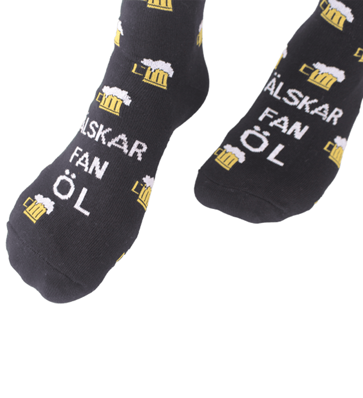 Love fuck beer socks