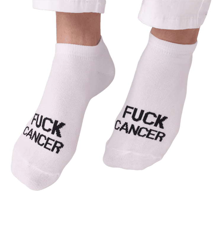 Fuck kræft ankelstrømper