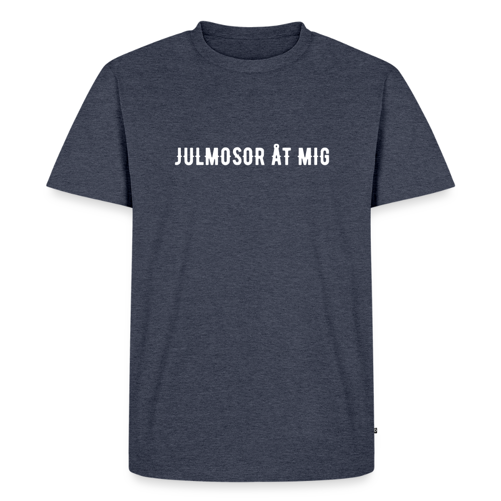 JULMOSOR ÅT MIG Men’s Premium T-Shirt - heather denim