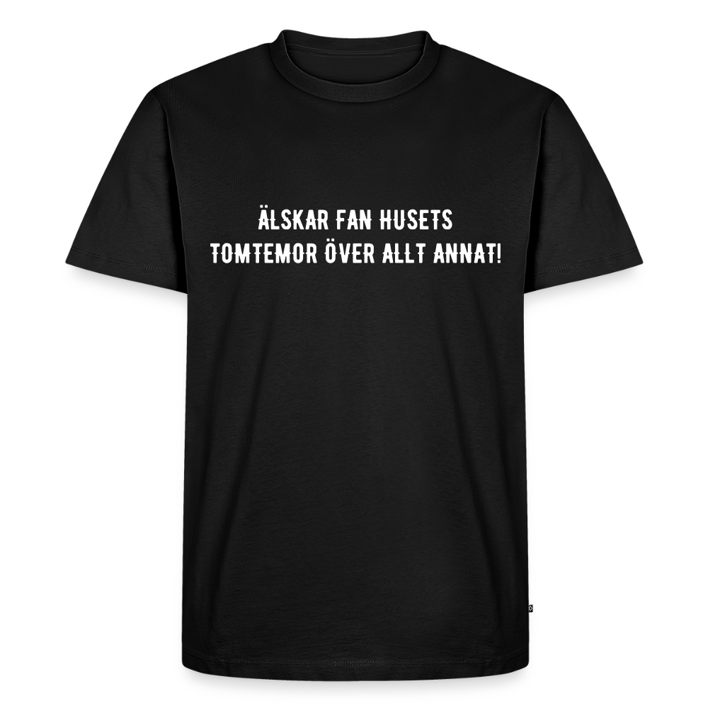 ÄLSKAR FAN HUSETS TOMTEMOR  Men’s Premium T-Shirt - black