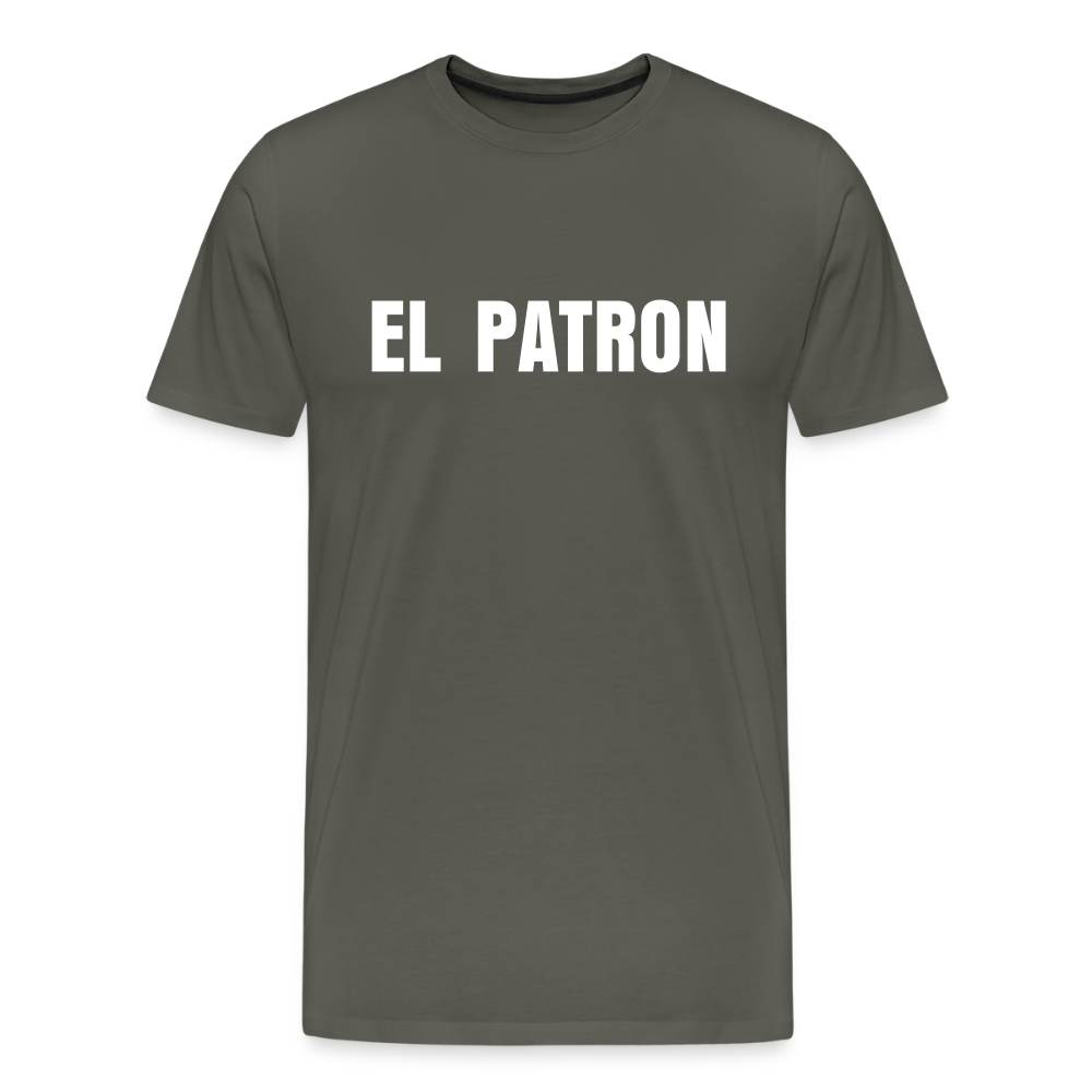 EL PATRON premium T-Shirt herr - asphalt