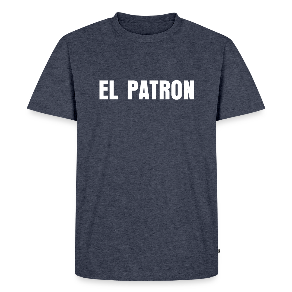 EL PATRON premium T-Shirt herr - heather denim