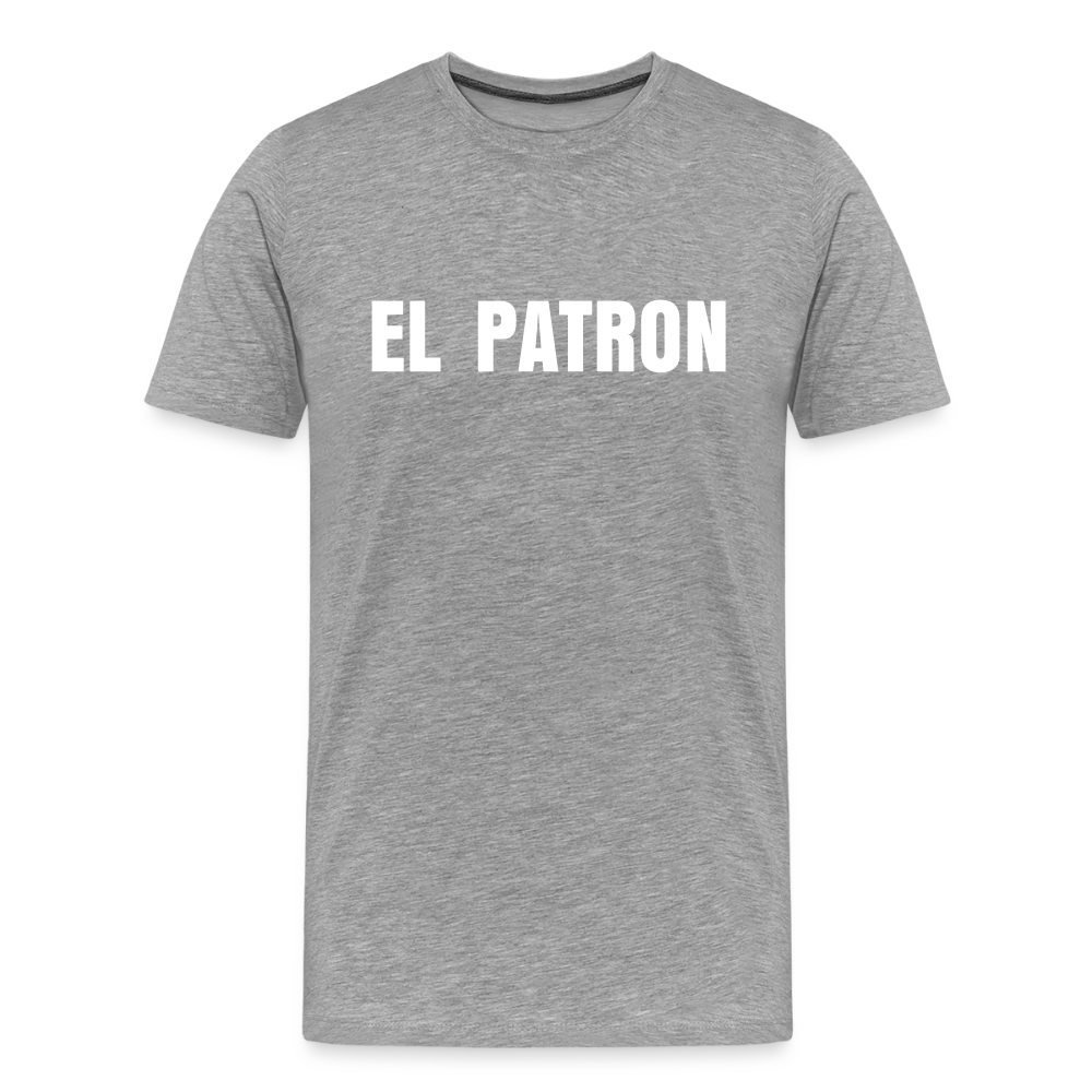 EL PATRON premium T-Shirt herr - heather grey