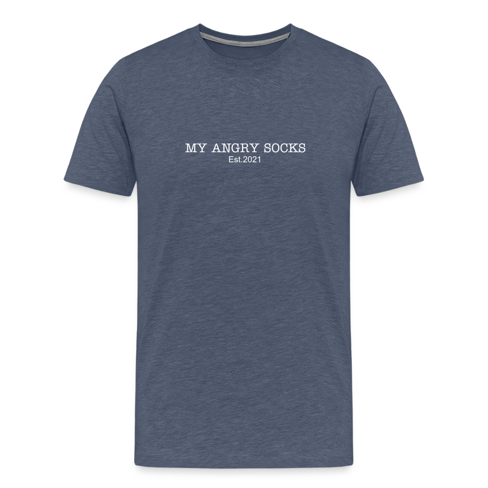 MY ANGRY SOCKS Men’s Premium T-Shirt - heather blue