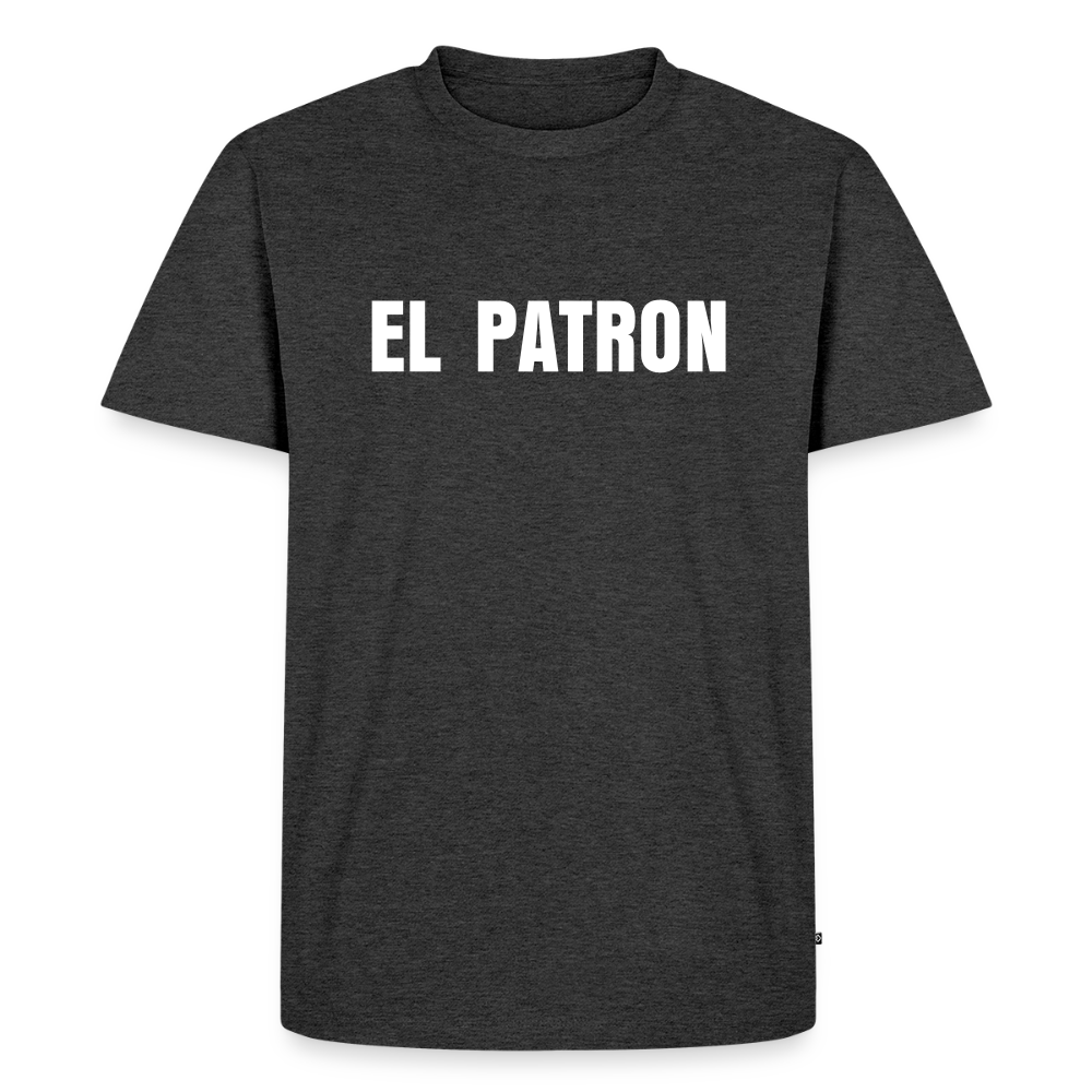 EL PATRON premium T-Shirt herr - heather anthracite