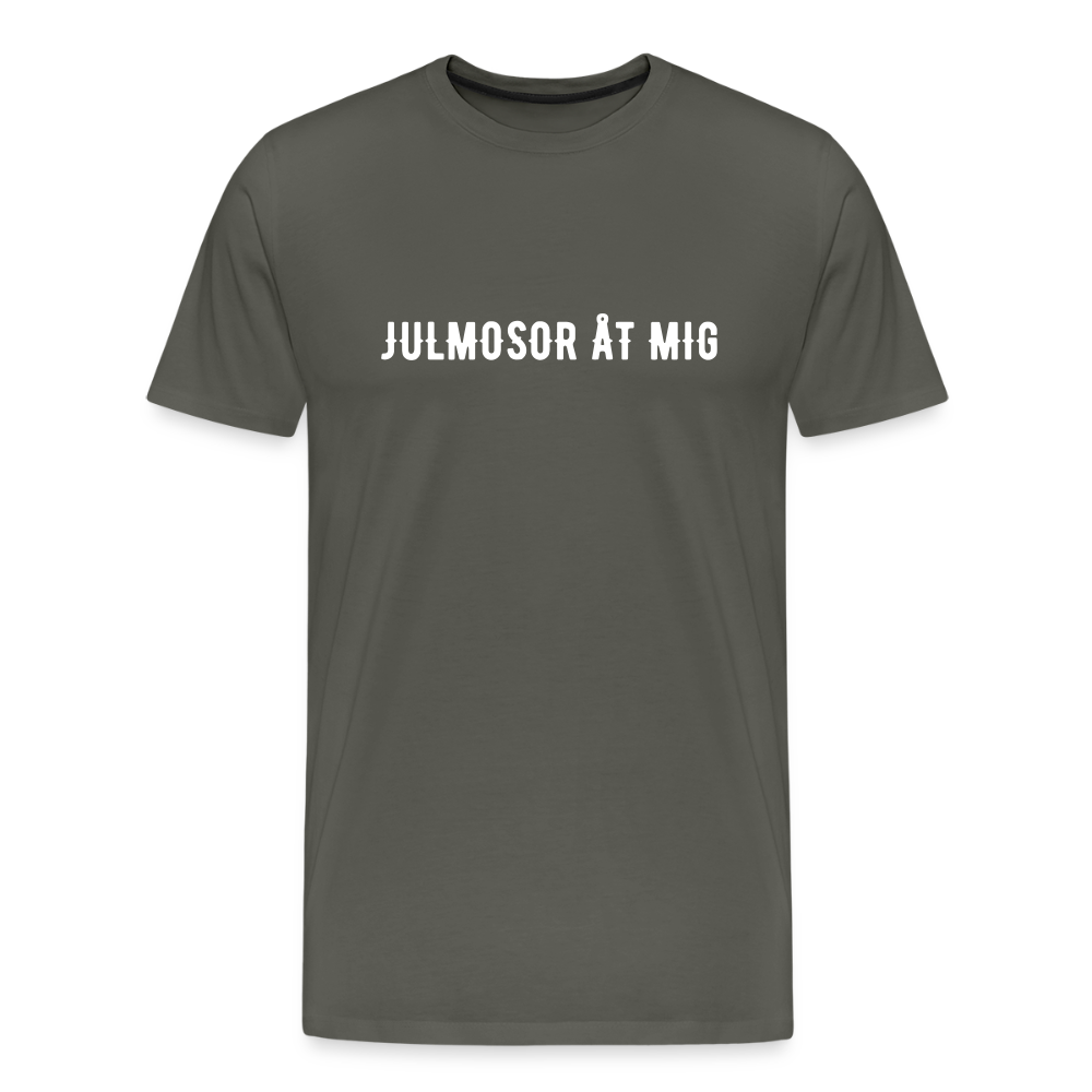 JULMOSOR ÅT MIG Men’s Premium T-Shirt - asphalt