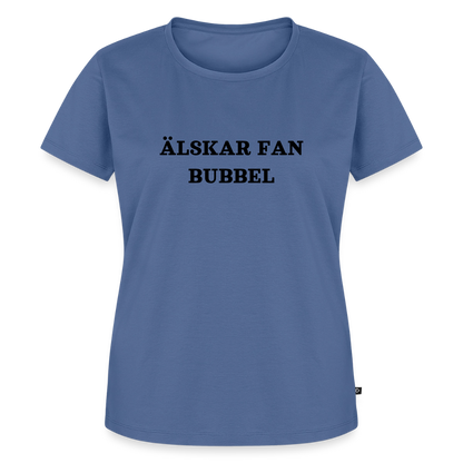 ÄLSKAR FAN BUBBEL premium T-Shirt dam - stone blue