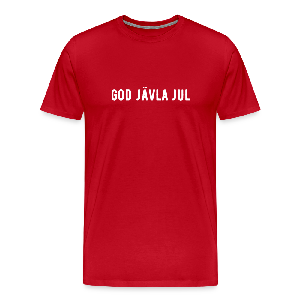 GOD JÄVLA JUL  Men’s Premium T-Shirt - red