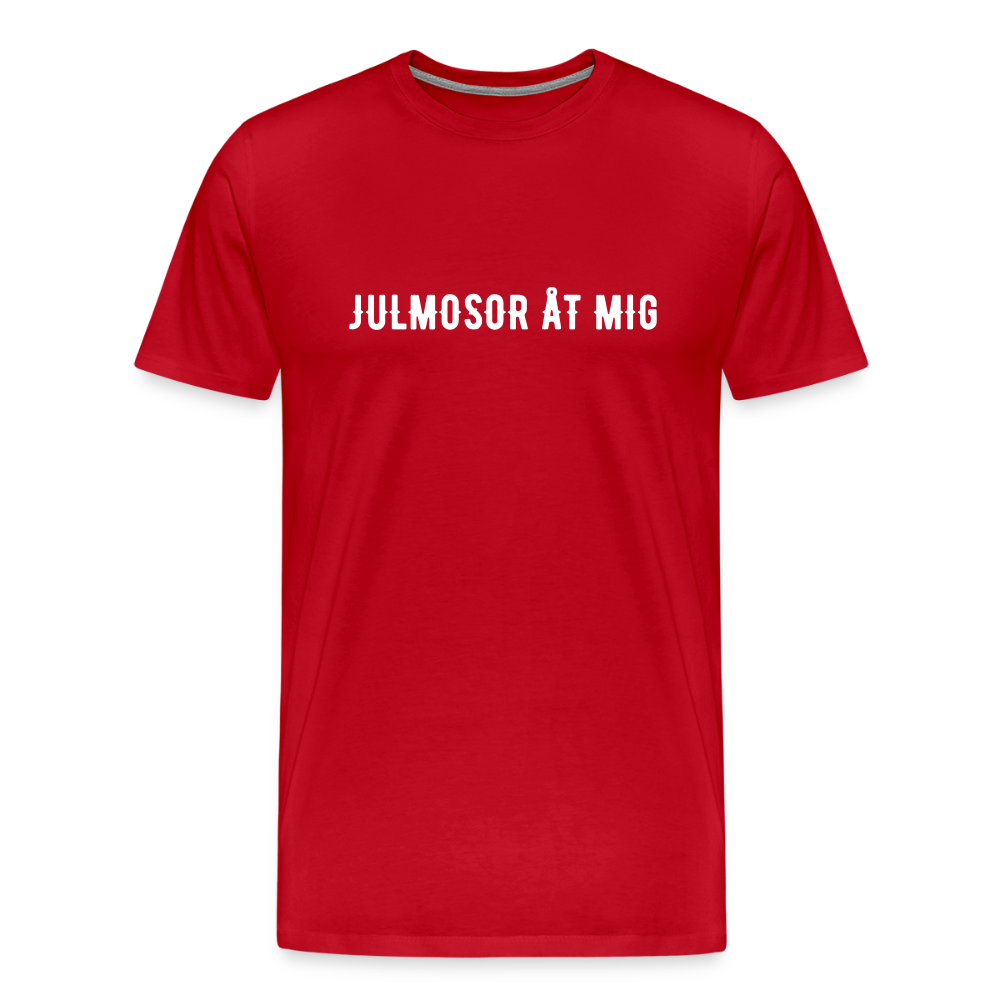 JULMOSOR ÅT MIG Men’s Premium T-Shirt - red