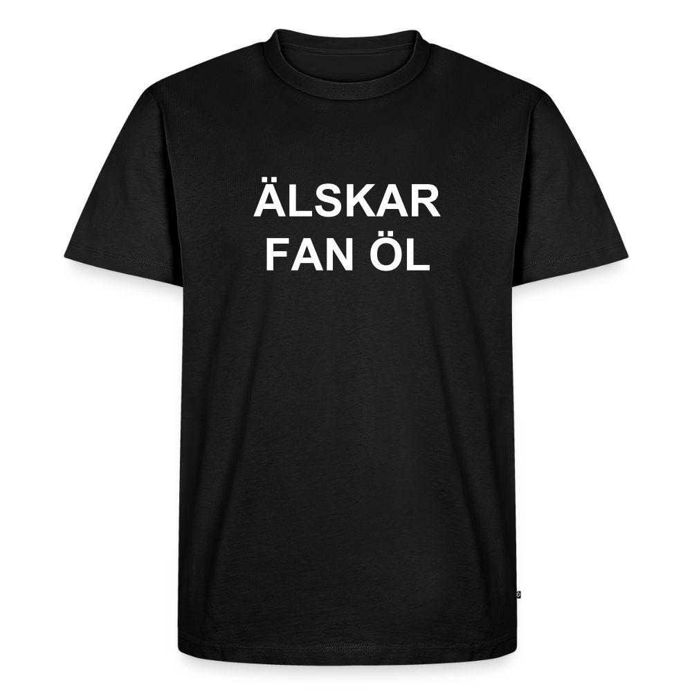 ÄLSKAR FAN ÖL premium T-Shirt herr - black