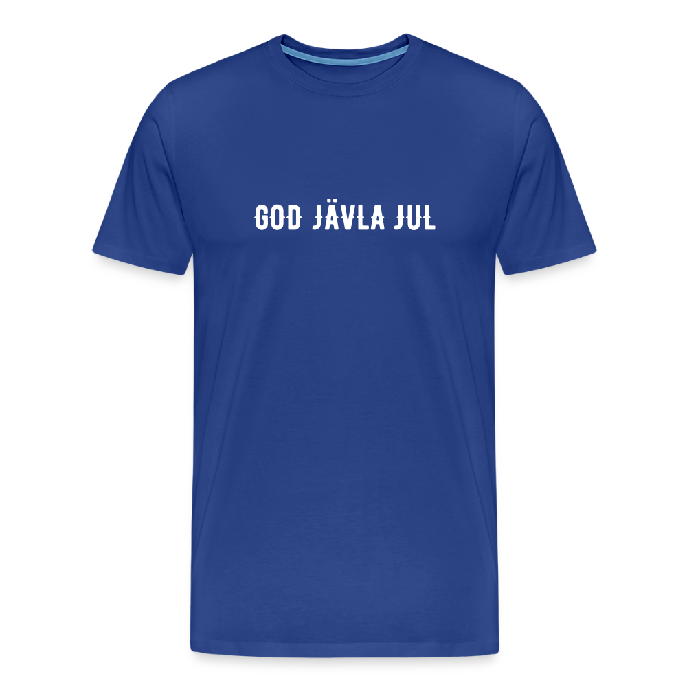 GOD JÄVLA JUL  Men’s Premium T-Shirt - royal blue