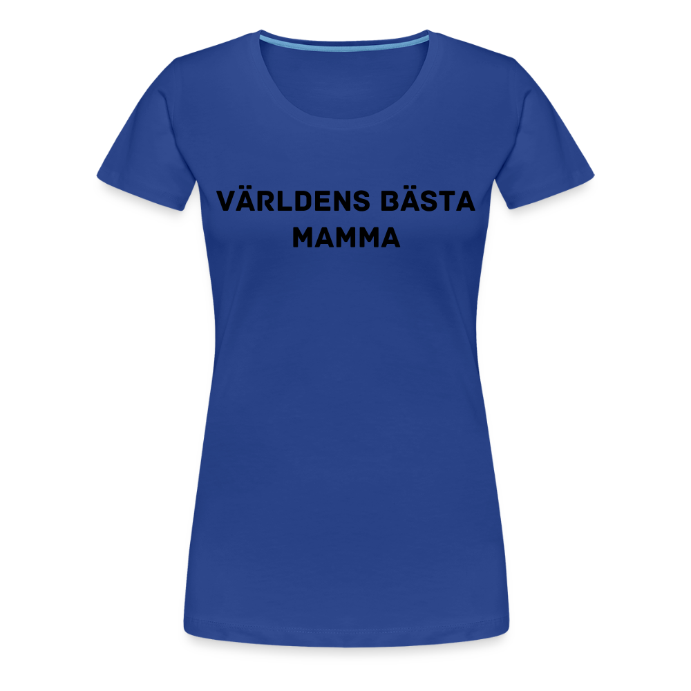 VÄRLDENS BÄSTA MAMMA premium T-Shirt dam - royal blue
