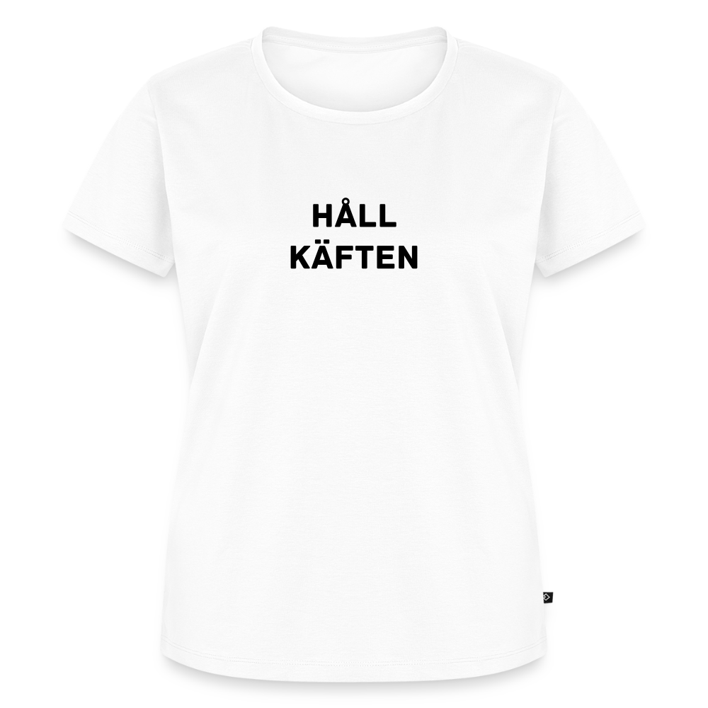 HÅLL KÄFTEN premium T-Shirt dam - white