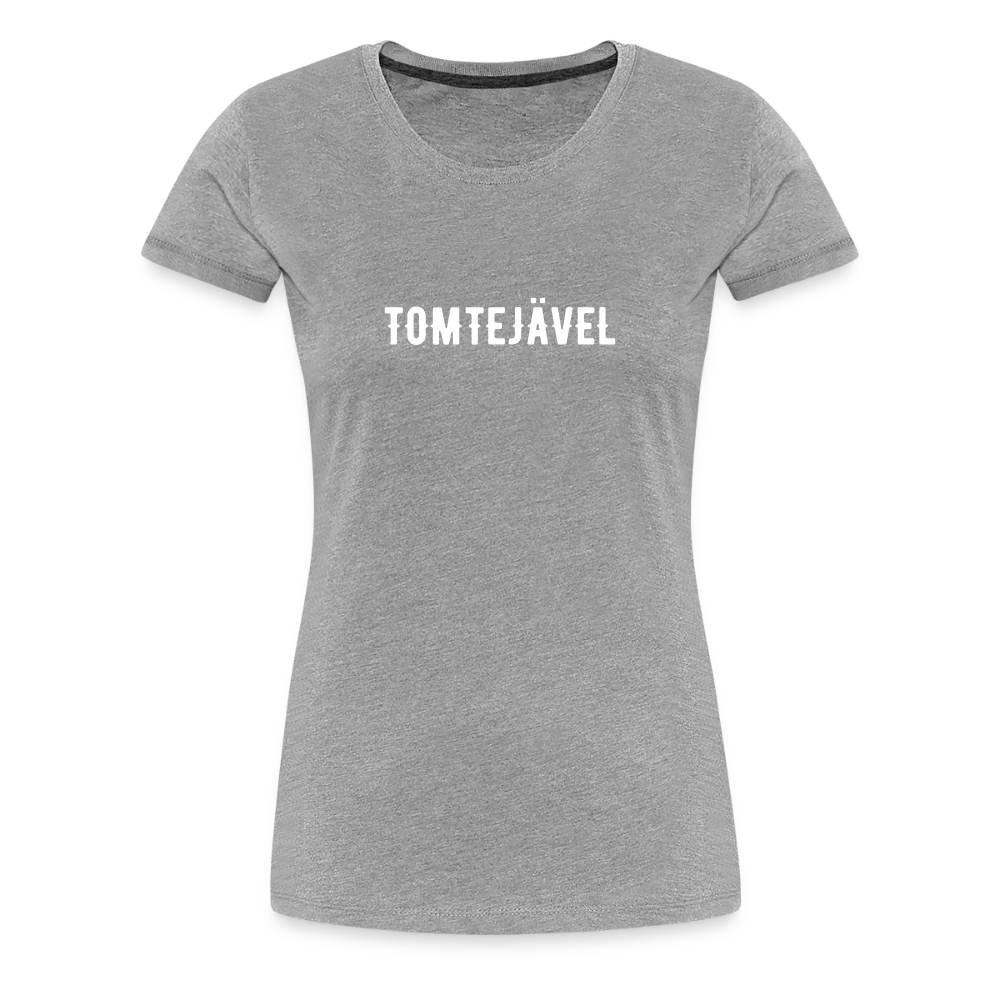 TOMTEJÄVEL Women’s Premium T-Shirt - heather grey