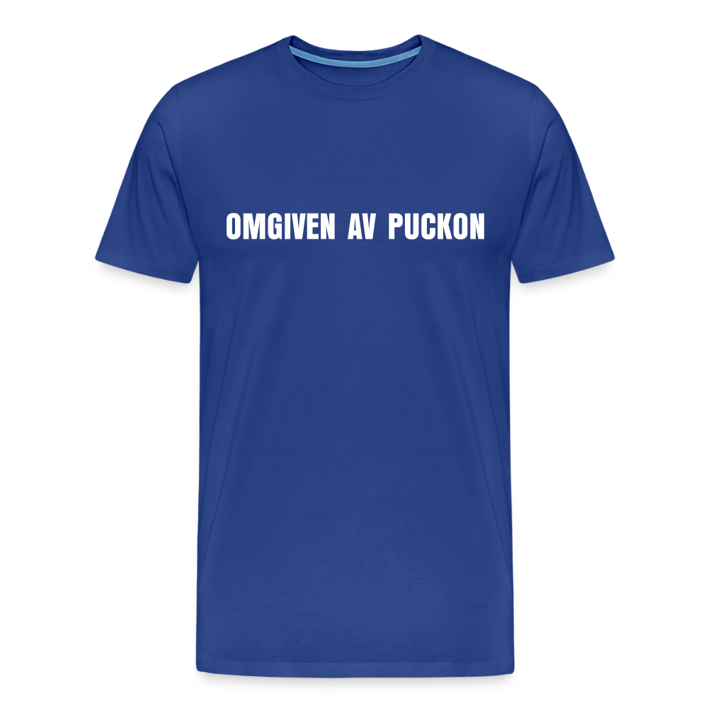OMGIVEN AV PUCKON premium T-Shirt herr - royal blue