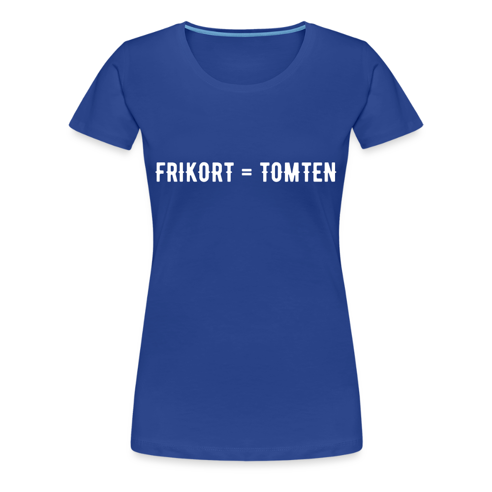 FRIKORT = TOMTEN Women’s Premium T-Shirt - royal blue