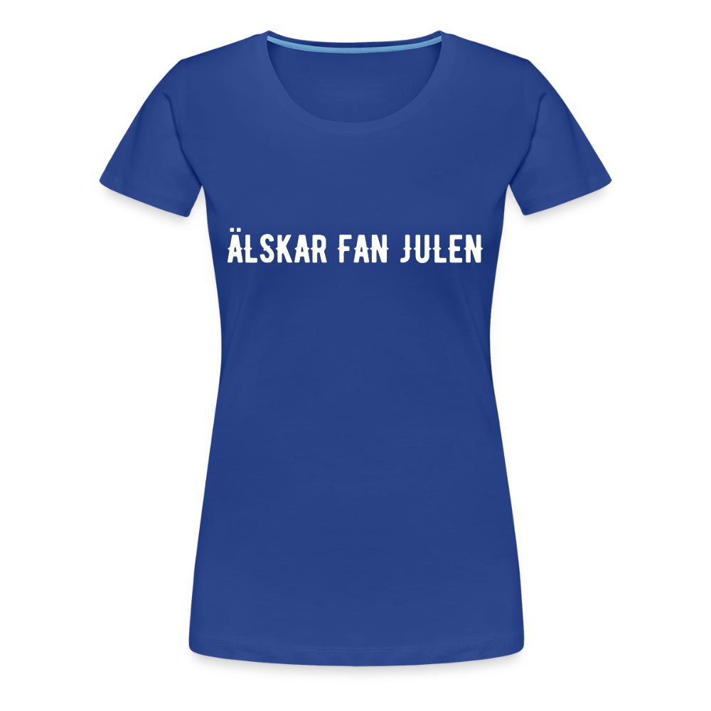 ÄLSKAR FAN JULEN Women’s Premium T-Shirt - royal blue