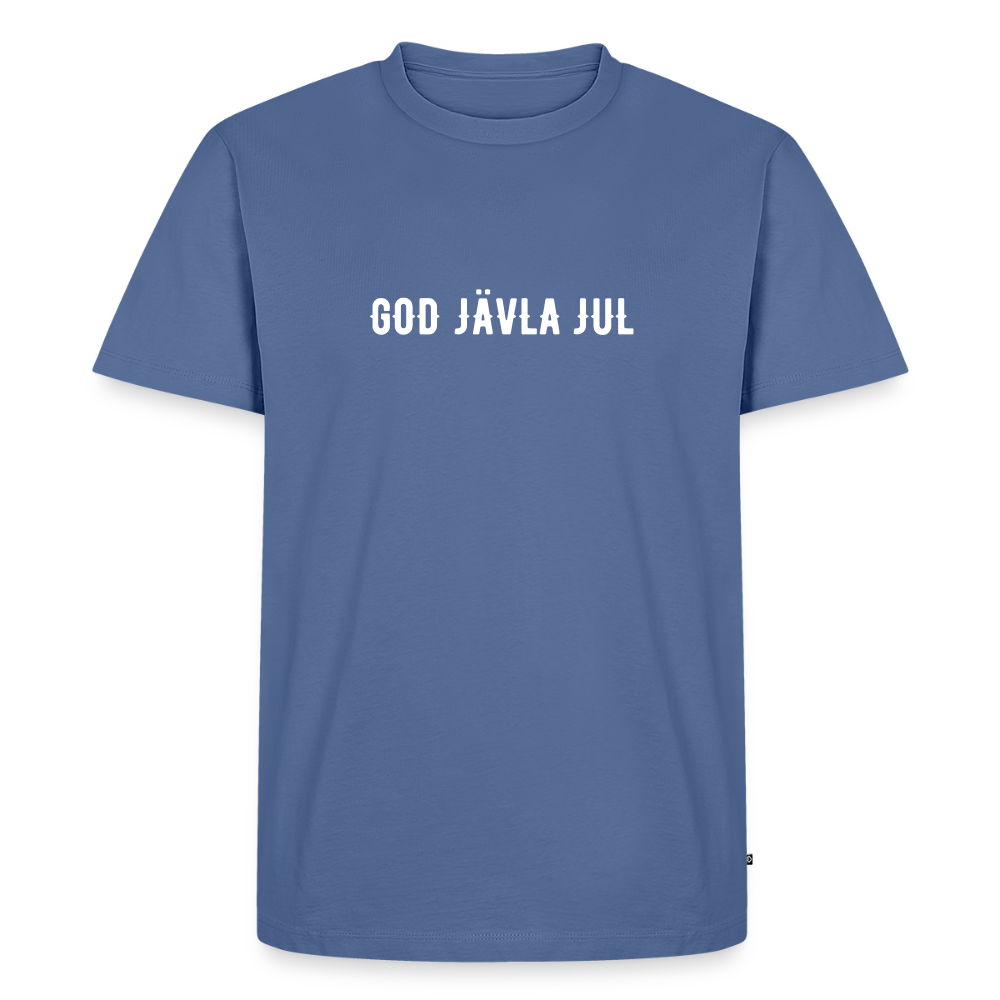 GOD JÄVLA JUL  Men’s Premium T-Shirt - stone blue