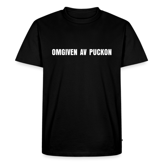 OMGIVEN AV PUCKON premium T-Shirt herr - black