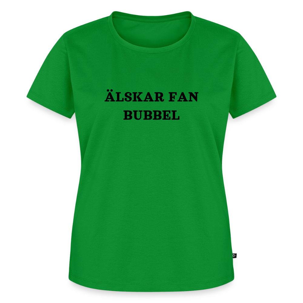 ÄLSKAR FAN BUBBEL premium T-Shirt dam - green