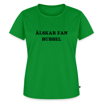 ÄLSKAR FAN BUBBEL premium T-Shirt dam - green