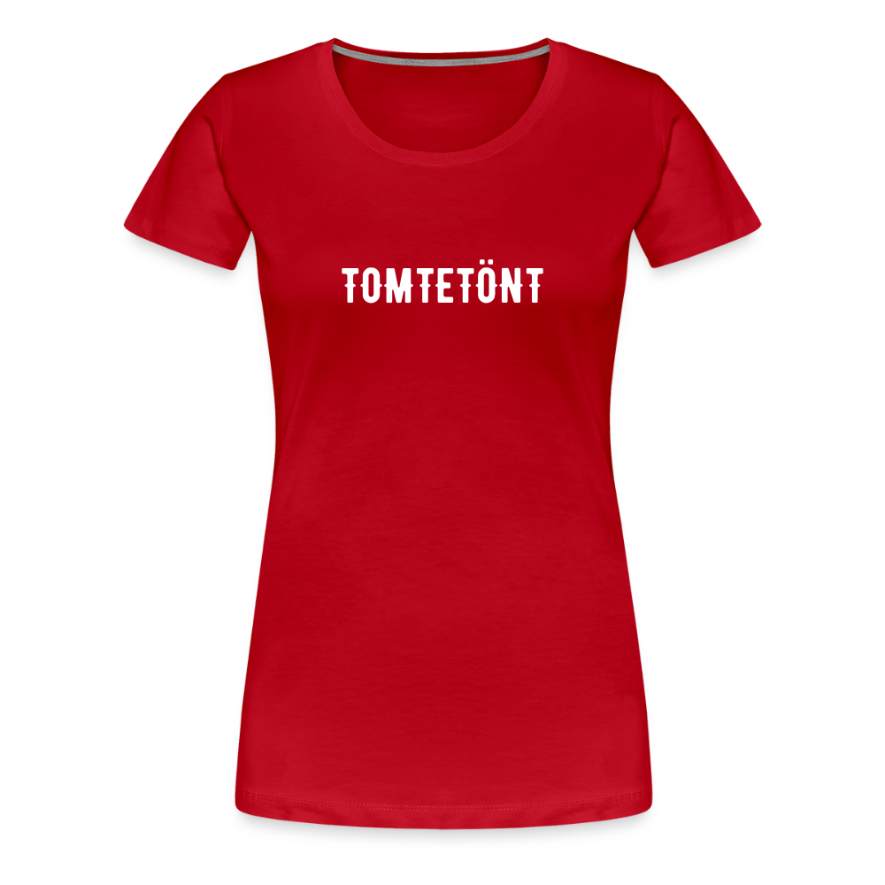 TOMTETÖNT Women’s Premium T-Shirt - red