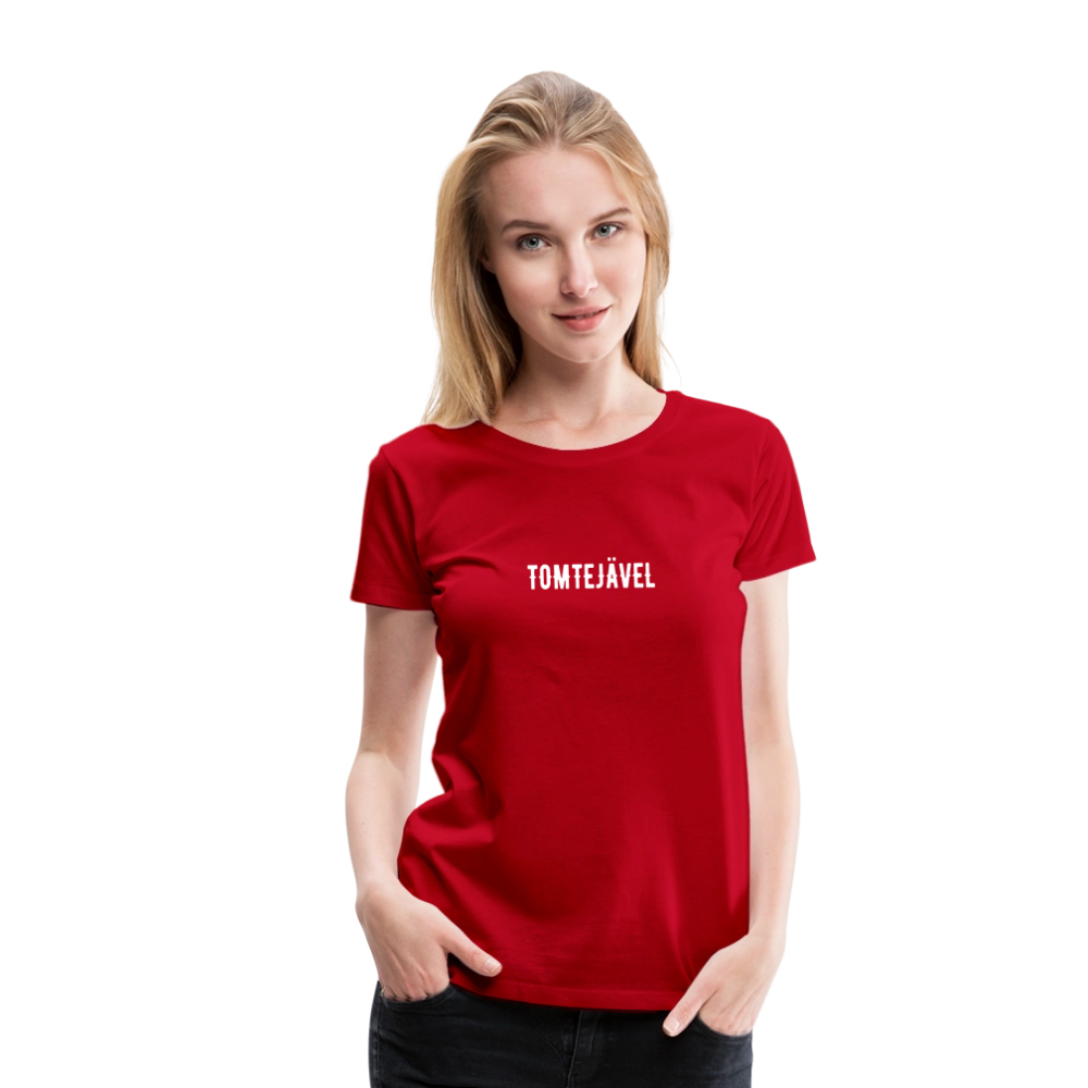 TOMTEJÄVEL Women’s Premium T-Shirt - red