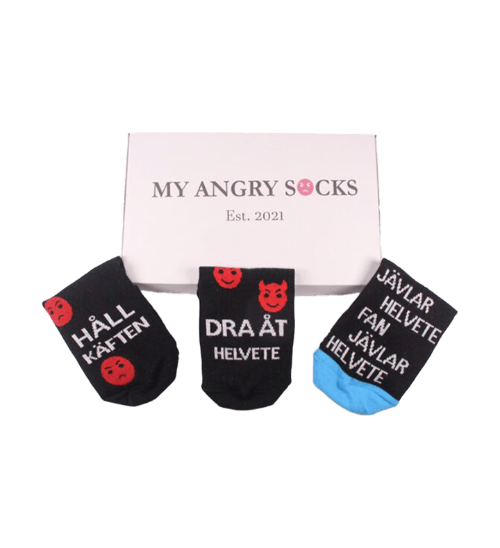 My Angry Socks låda!