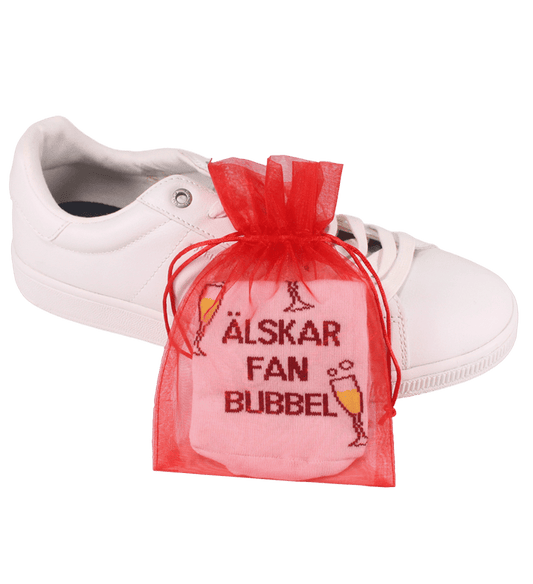 Gift bag with love fuck beer socks