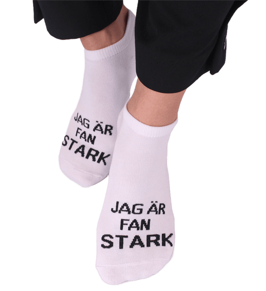 JAG ÄR FAN STARK Ankelstrumpor