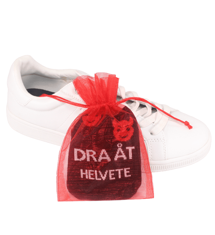 Gift bag with love fuck beer socks