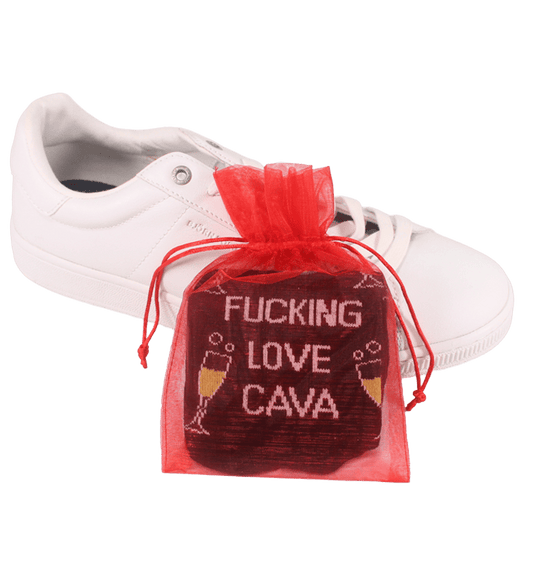 Gift bag with love fuck beer socks