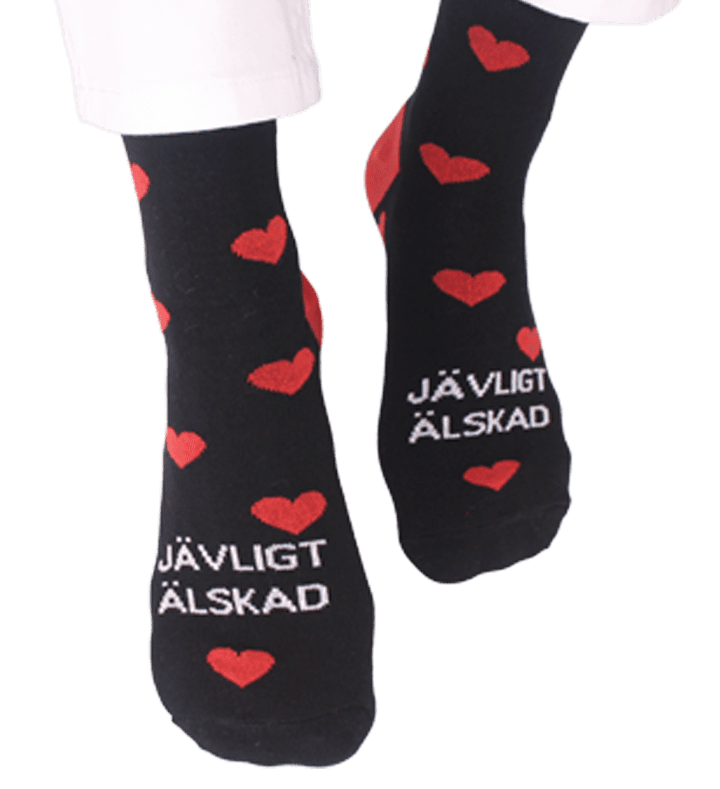 JÄVLIGT ÄLSKAD strumpor