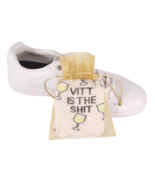 Guldpåse med VITT IS THE SHIT
